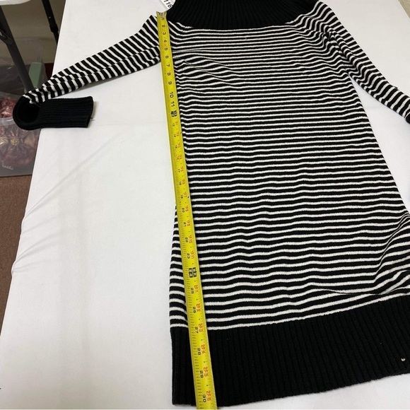 Bcbgmaxazria Stripe Turtle Neck Sweater - Picture 6 of 8